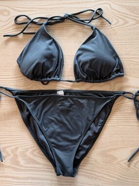 Classic Triangle String Bikini - Women Swim